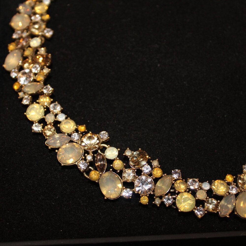 Loft Rhinestone Elegant Sparkly Statement Necklac… - image 2